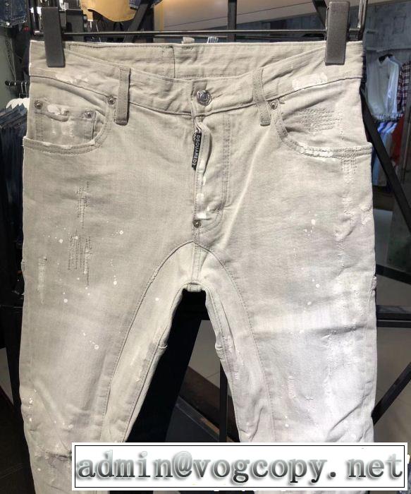 DSQUARED2 テーパードデニムパンツ おしゃれな夏ファッション2019 ディースクエアード