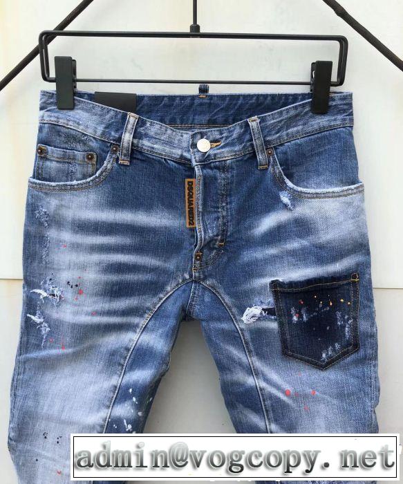テーパードデニムパンツ 2019春夏のトレンド新商品 快適な着心地 ディースクエアード DSQUARED2