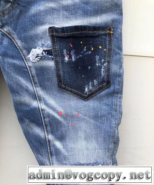 テーパードデニムパンツ 2019春夏のトレンド新商品 快適な着心地 ディースクエアード DSQUARED2