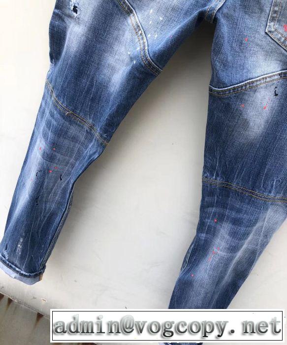 テーパードデニムパンツ 2019春夏のトレンド新商品 快適な着心地 ディースクエアード DSQUARED2