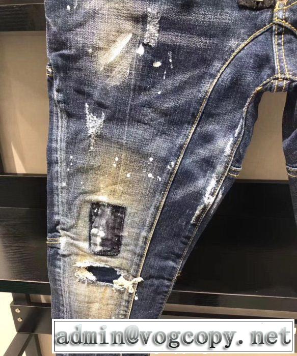 DSQUARED2 テーパードデニムパンツ 2019SSのトレンド商品 今っぽく新作アイテム ディースクエアード