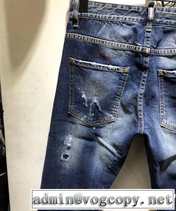 テーパードデニムパンツ 2019春夏トレンドアイテム 通勤の定番 ディースクエアード DSQUARED2