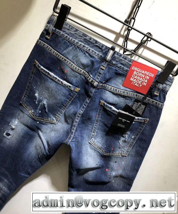 テーパードデニムパンツ 2019春夏トレンドアイテム 通勤の定番 ディースクエアード DSQUARED2