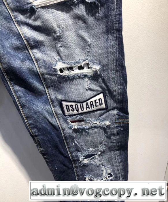 テーパードデニムパンツ 春夏の流行り2019新品 ディースクエアード DSQUARED2 今年もトレンド