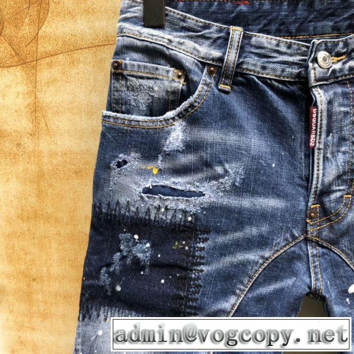 目を引く春夏トップス ディースクエアード DSQUARED2 ブランド ジーンズ 2019春夏も引き続きトレンド