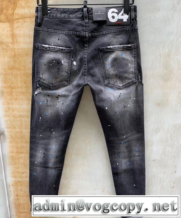 《2019年》今、注目のストリート ディースクエアード  優しい雰囲気スタイリッシュにDSQUARED2 ジーパン パンツ