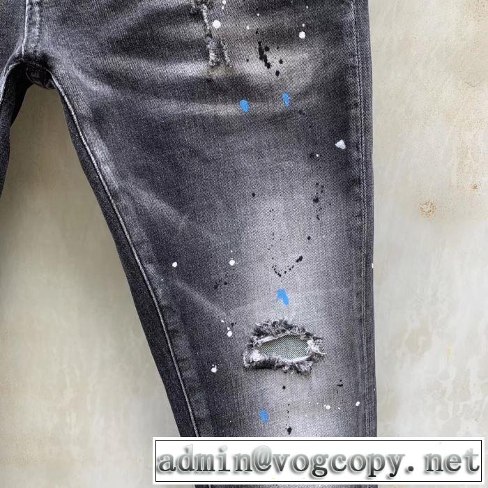 《2019年》今、注目のストリート ディースクエアード  優しい雰囲気スタイリッシュにDSQUARED2 ジーパン パンツ