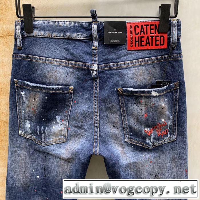 魅力的なカラー使い ディースクエアード DSQUARED2 2019年春夏シーズンの人気 ジーパン パンツ