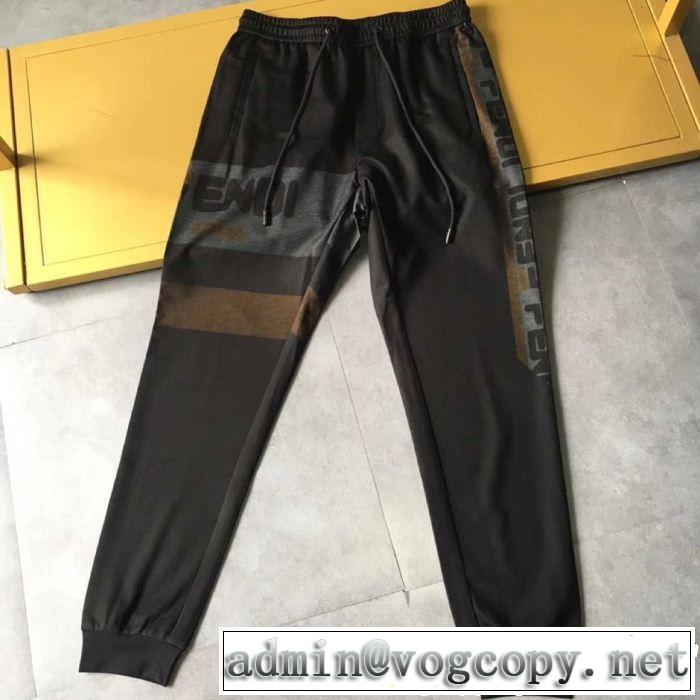 2019夏ファション新品 フェンディオシャレ上級者に  FENDI スエットパンツ 定番のスタイル春夏限定