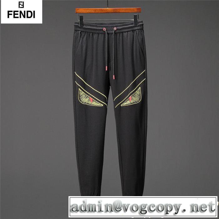  フェンディ FENDI この夏は注目新作2019春夏も引き続き人気セール  スエットパンツ 今っぽいトレンド 
