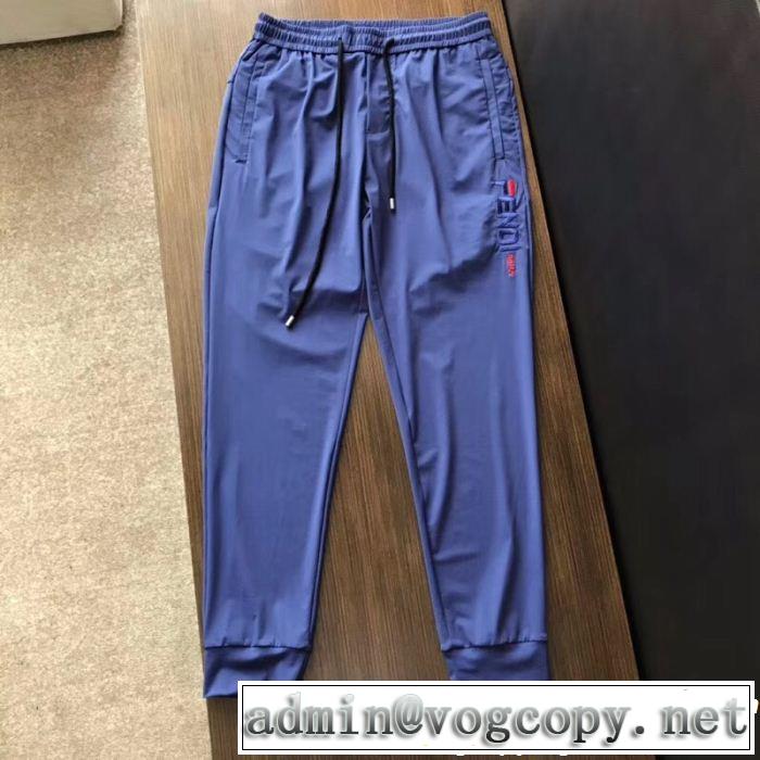 フェンディ FENDI 優しげ人気アイテム 春夏の流行り2019新品 スエットパンツ  夏大人気のアイテム