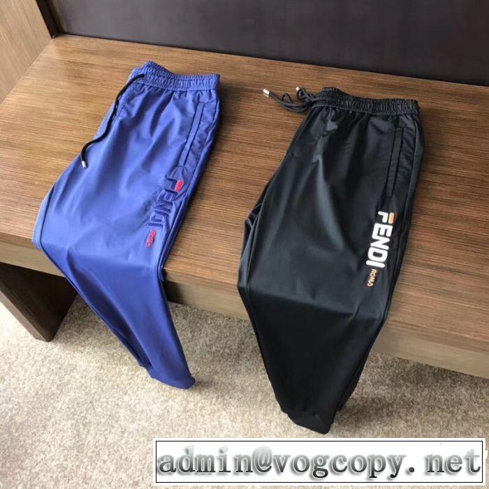 フェンディ FENDI 優しげ人気アイテム 春夏の流行り2019新品 スエットパンツ  夏大人気のアイテム