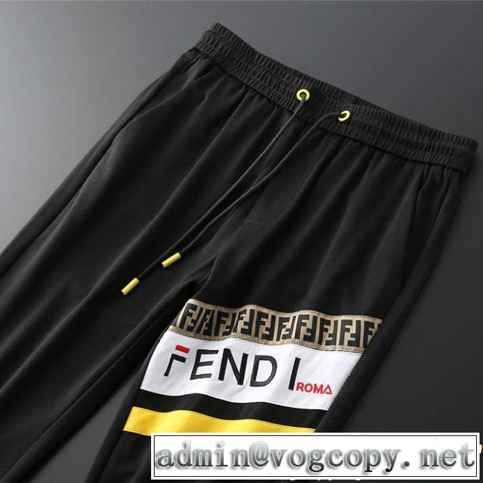 2019即旬な装いに リラックススタイルが実現 風通しのよい FENDI フェンディ チノパン