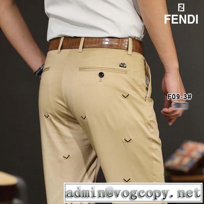 3色可選 最も目立ったブランド新品 2019春夏トレンドアイテム フェンディ FENDI ブランド ジーンズ