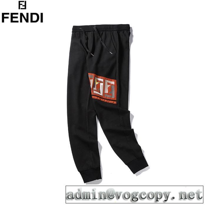 今風の着こなし新品  フェンディ2019年夏の一押しファッションアイテム  FENDI チノパン
