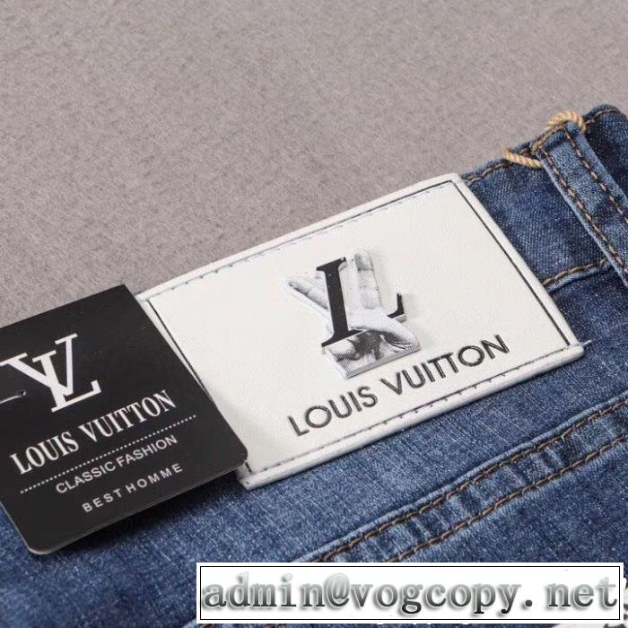 2019年春夏シーズンの人気 ルイ ヴィトン LOUIS VUITTON テーパードデニムパンツ