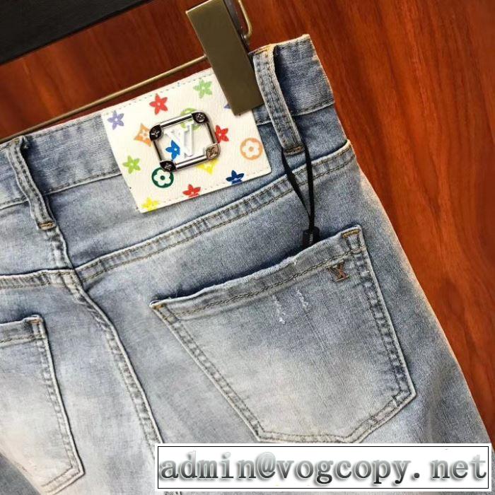 ルイ ヴィトン2019春夏は人気定番 LOUIS VUITTON  ジーパン パンツ 夏に良く似合うちょっと新品