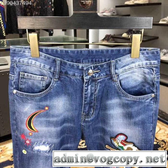 目を引く存在感抜群  モンクレール MONCLER魅力的な今年らしい  デニムパンツ 2019春夏の大注目トレンド
