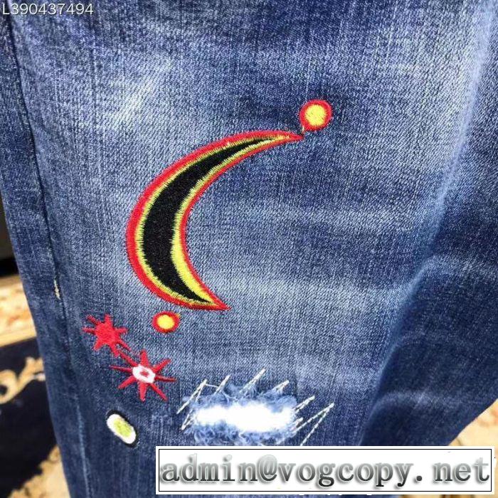 目を引く存在感抜群  モンクレール MONCLER魅力的な今年らしい  デニムパンツ 2019春夏の大注目トレンド