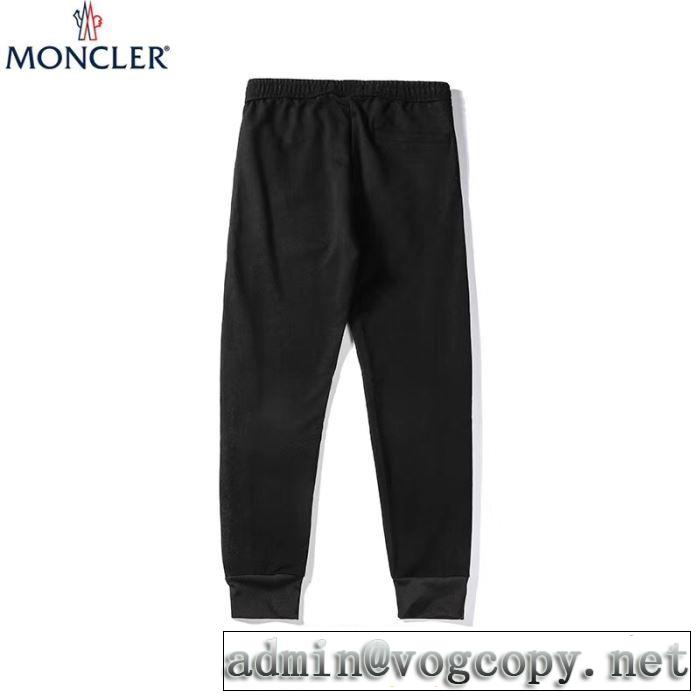 モンクレール2019年夏の一押しファッションアイテム MONCLER 夏に良く似合うちょっと新品 スエットパンツ