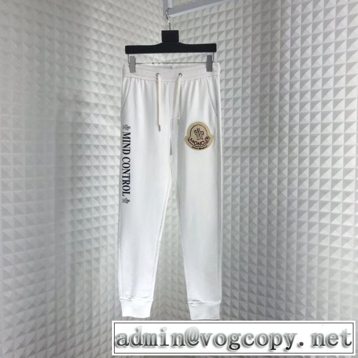 2色可選 モンクレール特に夏は人気アイテム MONCLER  スエットパンツ 2019春夏人気トレンドアイテム