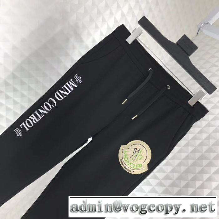2色可選 モンクレール特に夏は人気アイテム MONCLER  スエットパンツ 2019春夏人気トレンドアイテム