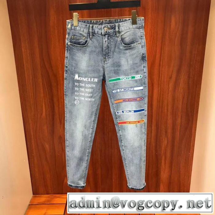 MONCLER モンクレール 今流行りの最新コレクション ジーパン パンツ 2019春夏人気トレンドアイテム