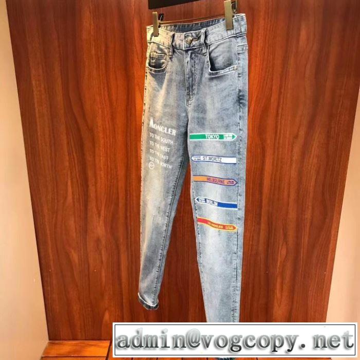 MONCLER モンクレール 今流行りの最新コレクション ジーパン パンツ 2019春夏人気トレンドアイテム