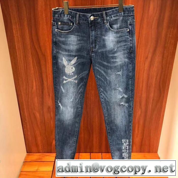 フィリッププレイン特に夏は人気アイテム PHILIPP PLEIN 2019春夏は人気定番ジーパン パンツ