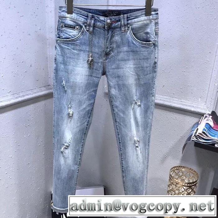 今風の着こなし新品 フィリッププレイン2019春夏は人気定番 ジーパン パンツ PHILIPP PLEIN