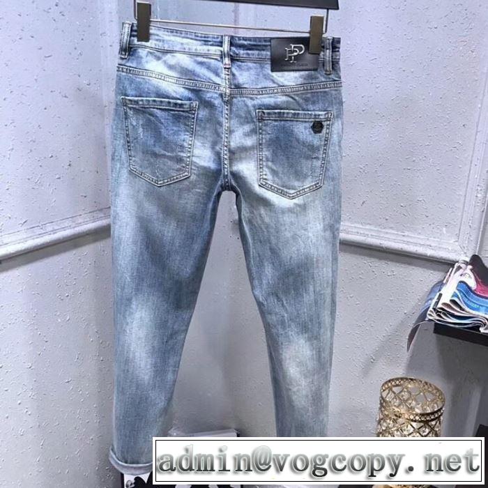 今風の着こなし新品 フィリッププレイン2019春夏は人気定番 ジーパン パンツ PHILIPP PLEIN