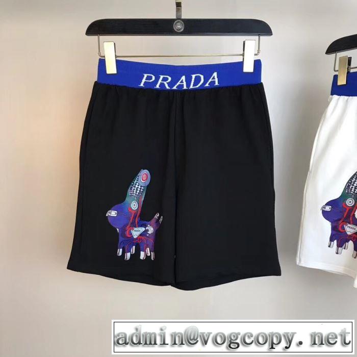 プラダ PRADA  ぜひ今年のトレンドをチェックスエットパンツ  2色可選 グッと大人っぽい印象に
