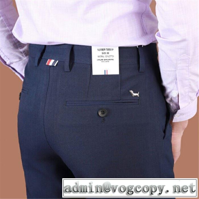 最も目立ったブランド新品 2019春夏トレンドアイテム トムブラウン THOM BROWNE デニムパンツ   3色可選