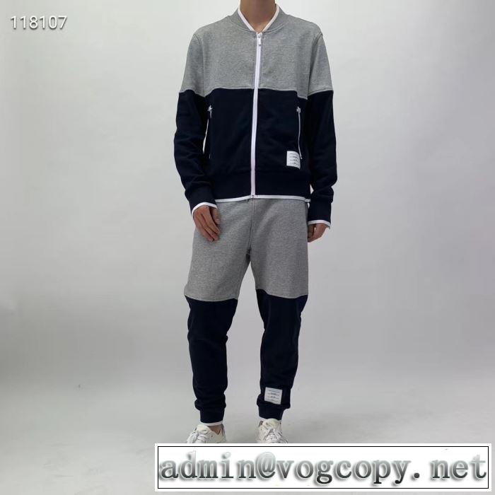 2色可選 2019春夏人気トレンドアイテム トムブラウン THOM BROWNE スエットパンツ