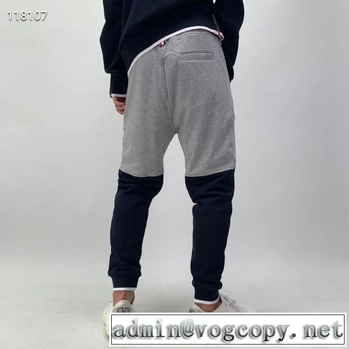 2色可選 2019春夏人気トレンドアイテム トムブラウン THOM BROWNE スエットパンツ
