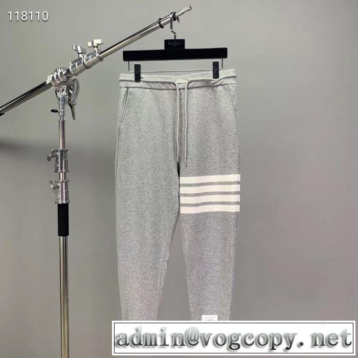 知的な夏のスタイル トムブラウン THOM BROWNE スエットパンツ2019SS  4色可選 ぜひ今年のトレンドをチェック