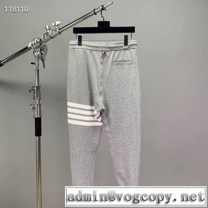 知的な夏のスタイル トムブラウン THOM BROWNE スエットパンツ2019SS  4色可選 ぜひ今年のトレンドをチェック