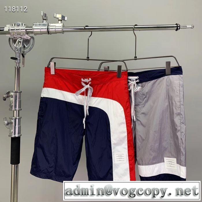 2019SS トムブラウン注目度が高まり最新コレクション THOM BROWNE スエットパンツ  2色可選 今風の着こなし新品