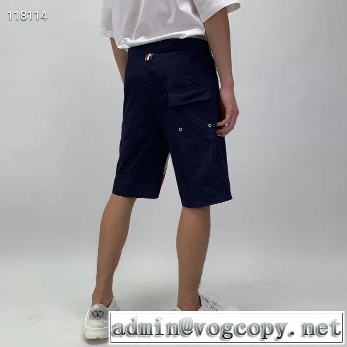 トムブラウン2019春夏は人気定番  THOM BROWNE スエットパンツ リラックス感のある着こなし