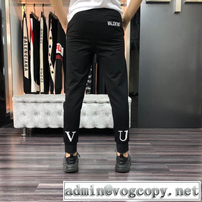 優しい雰囲気スタイリッシュに ヴァレンティノ2019春夏は人気定番  VALENTINO スエットパンツ