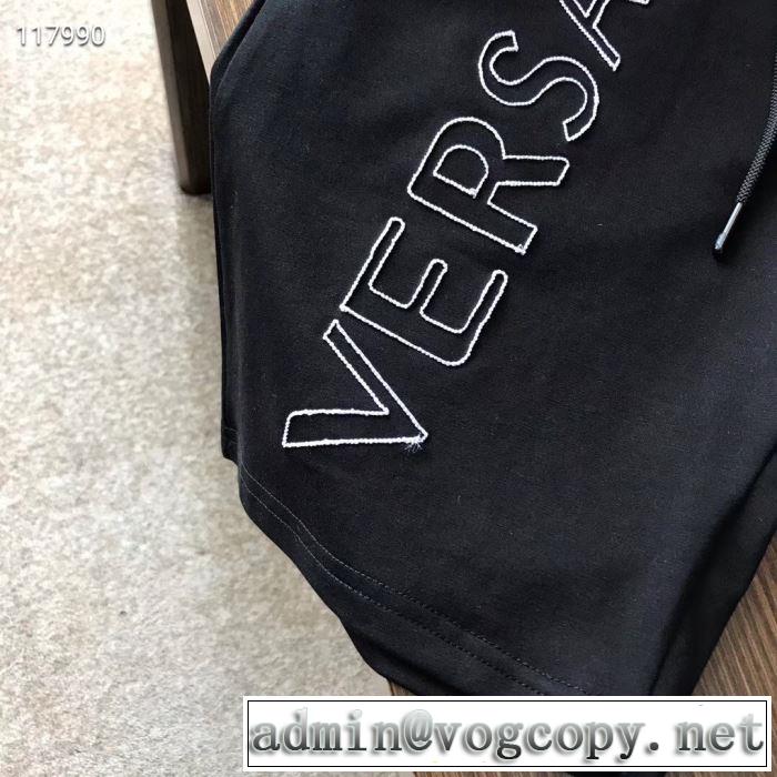 おしゃれな夏ファッション2019 VERSACE  2色可選 スエットパンツ ゆったり感のあるアイテム ヴェルサーチ