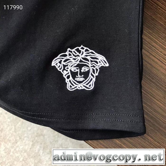 おしゃれな夏ファッション2019 VERSACE  2色可選 スエットパンツ ゆったり感のあるアイテム ヴェルサーチ
