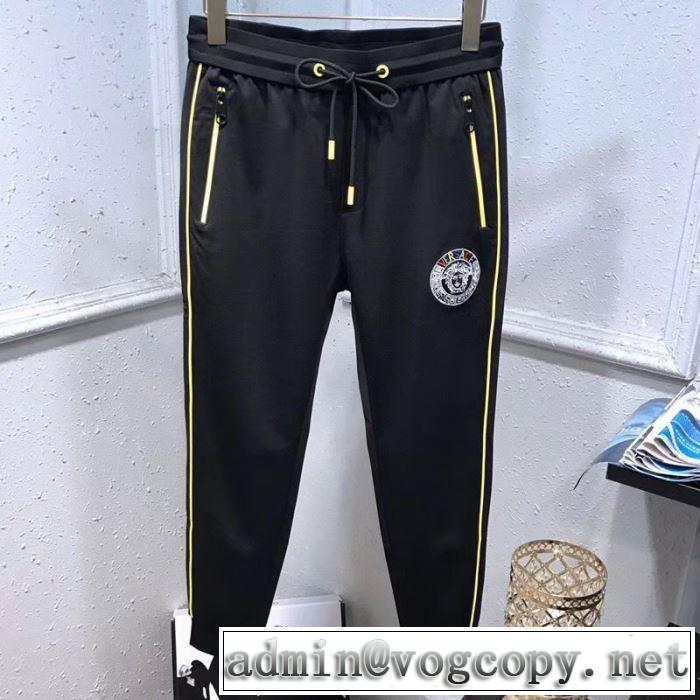 《2019年》今、注目のストリート ヴェルサーチ VERSACE 派手にはなりすぎず スエットパンツ