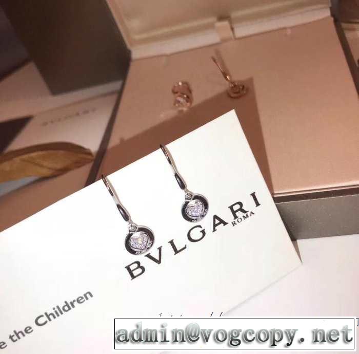 ブルガリ BVLGARI オシャレ上級者に ピアス おしゃれ上級者に挑戦  2色可選 2019春夏人気トレンドアイテム
