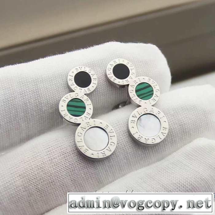 ピアス リラックススタイルが実現 ブルガリ BVLGARI 2019年最新ファッション 大人っぽく見せ新作 3色可選