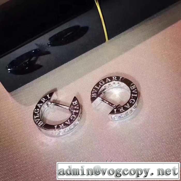 3色可選 トレンドアイテムとして継続 ブルガリ BVLGARI 春夏のトレンドアイテム ピアス 2019春夏の大注目トレンド