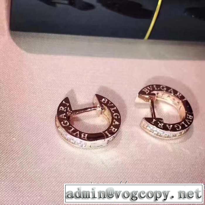 3色可選 トレンドアイテムとして継続 ブルガリ BVLGARI 春夏のトレンドアイテム ピアス 2019春夏の大注目トレンド