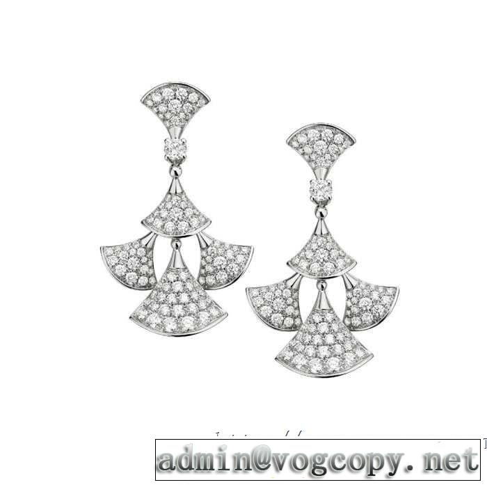大人の可愛さを引き立て ブルガリ BVLGARI 大人カジュアル夏ファッション2019 ピアス 甘過ぎず大人な印象に 2色可選