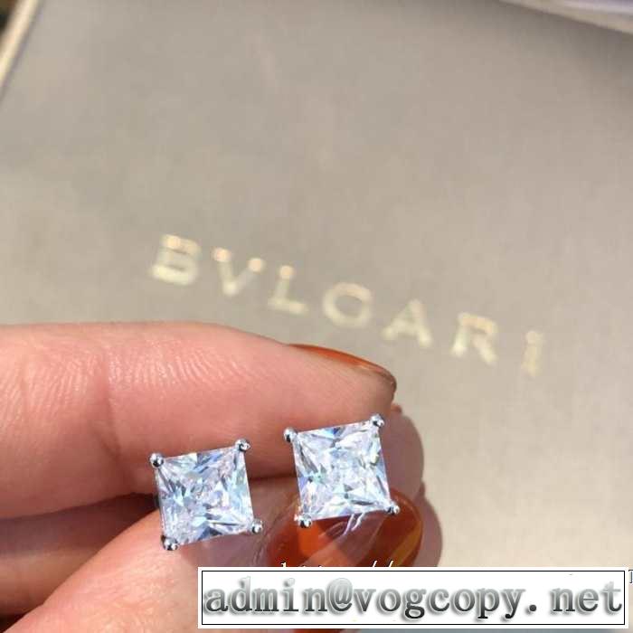 ピアス 今旬のシルエットバランス ブルガリ 大胆にデザインオシャレ新品 BVLGARI 2019春夏も引き続きトレンド