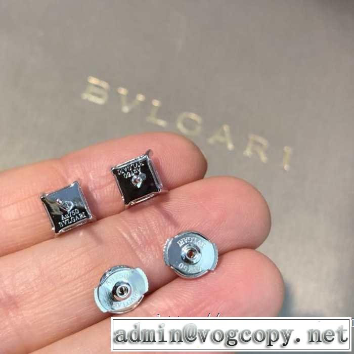 ピアス 今旬のシルエットバランス ブルガリ 大胆にデザインオシャレ新品 BVLGARI 2019春夏も引き続きトレンド